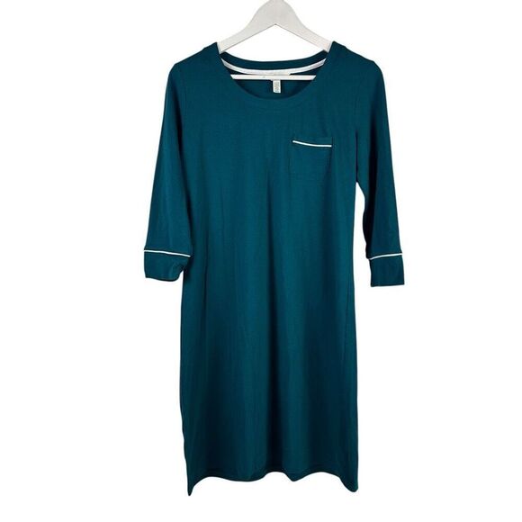 Soma Small Emerald Green Nightgown Sleep Shirt - Picture 1 of 5